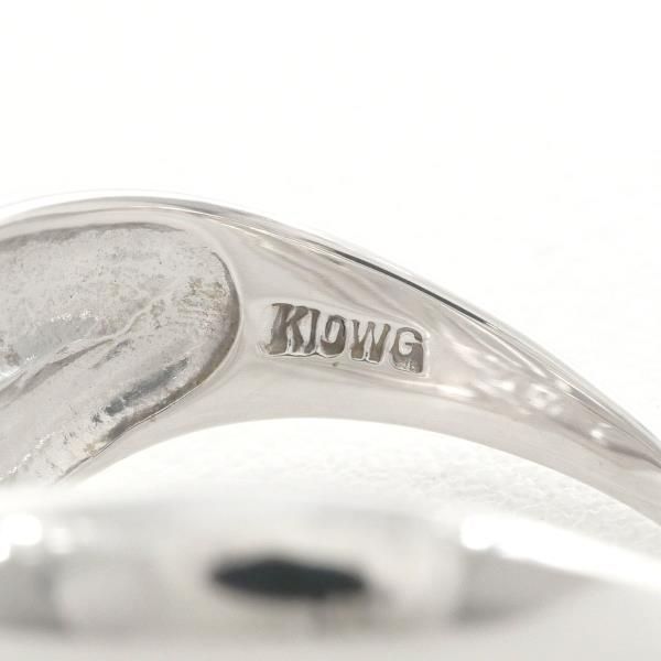 K10WG リング 指輪 11号 ダイヤ 0.02 総重量約3.3g
