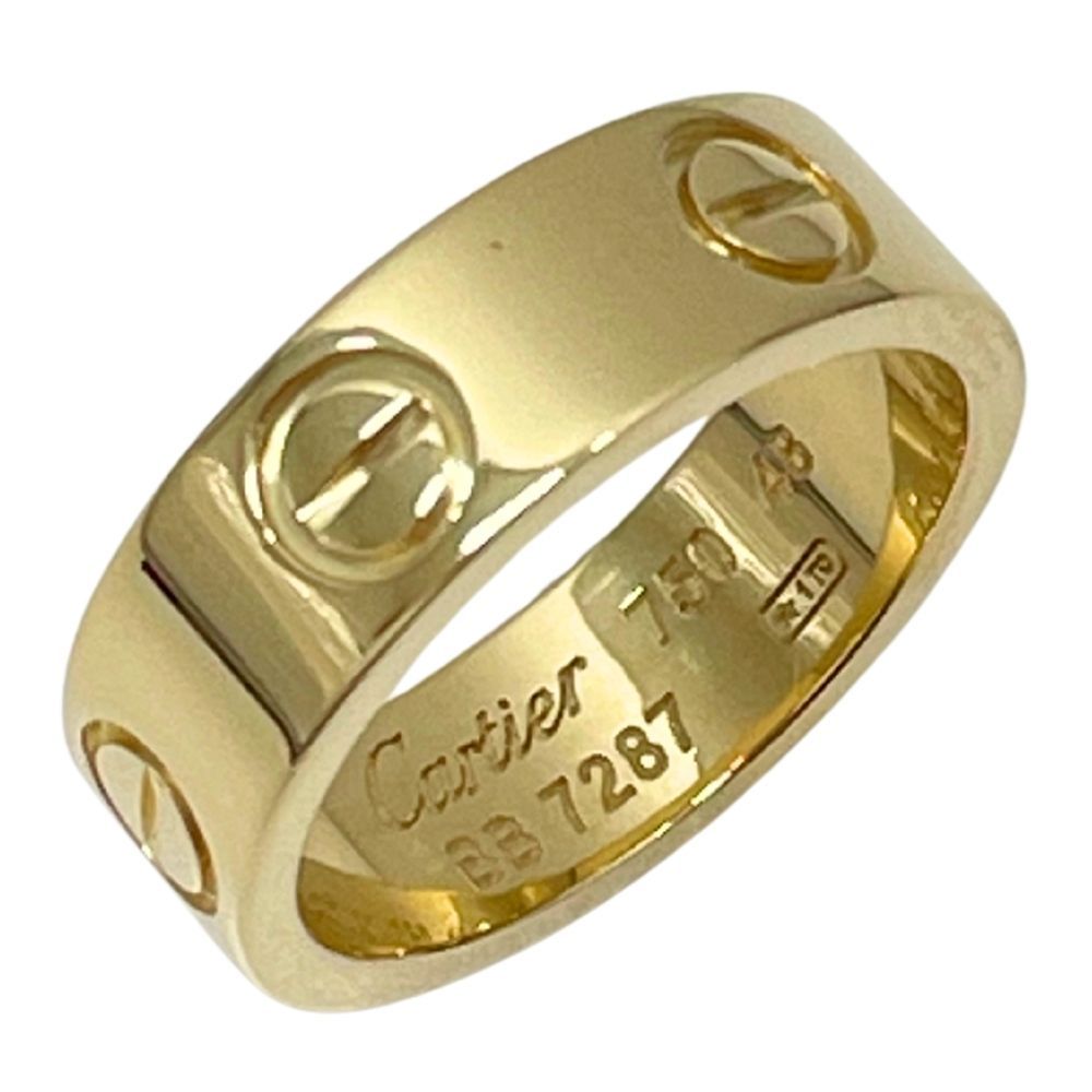 【KG様】Cartier 750ゴールド ラブリング 専用ボックス付き CARTIER カルティエ ラブ リング 指輪 750 ホワイトゴールド 6.4