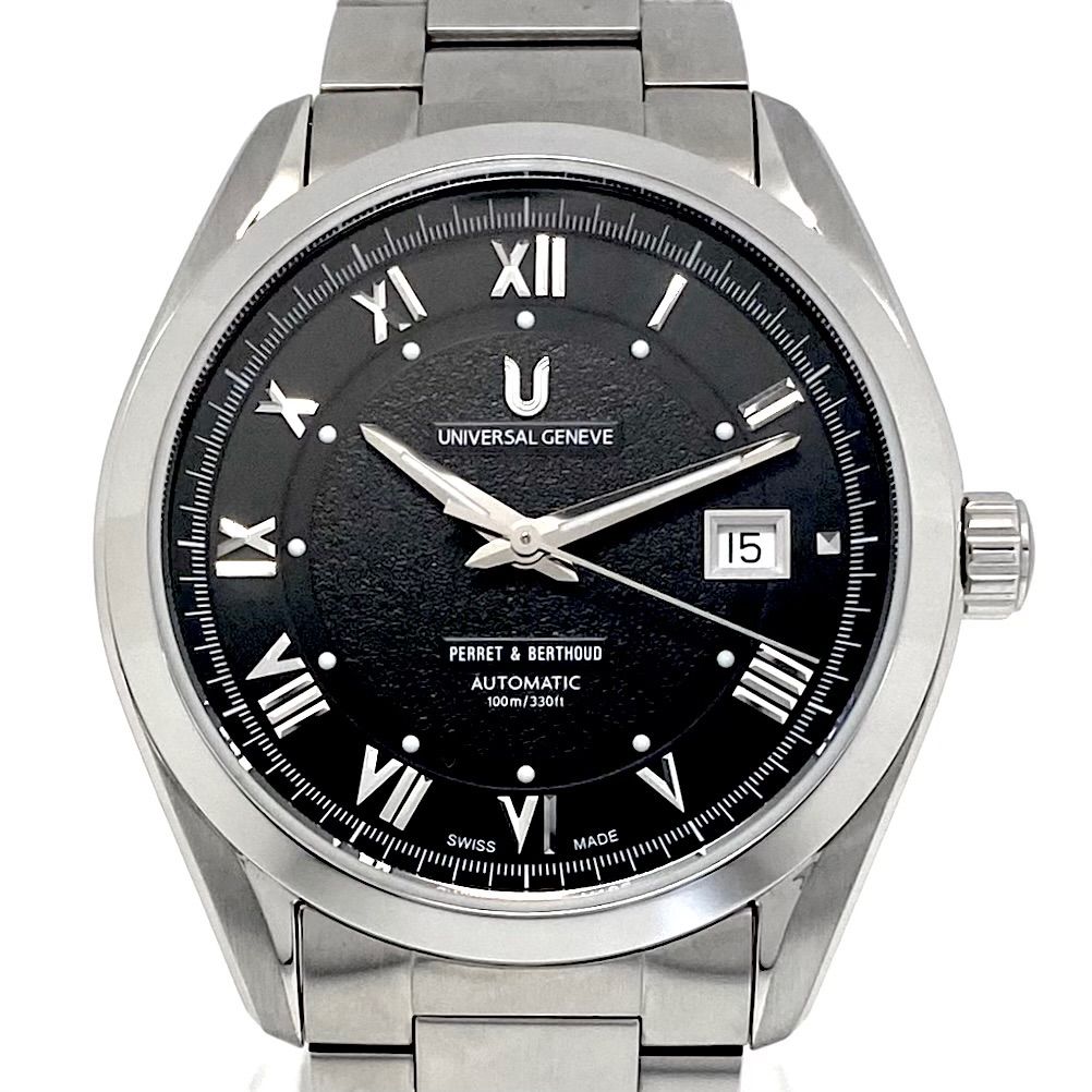 レア ユニバーサルジュネーブ UNIVERSAL GENEVE クォーツ メンズ 美品・希少】中古 腕時計 メンズ ユニバーサルジュネーブ