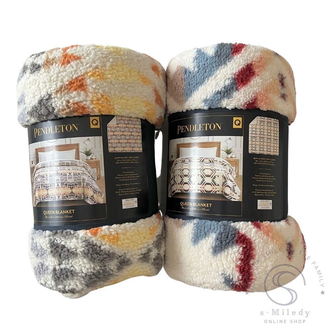 ペンドルトン ブランケット毛布 クイーンサイズ 248cm×233cm 未使用