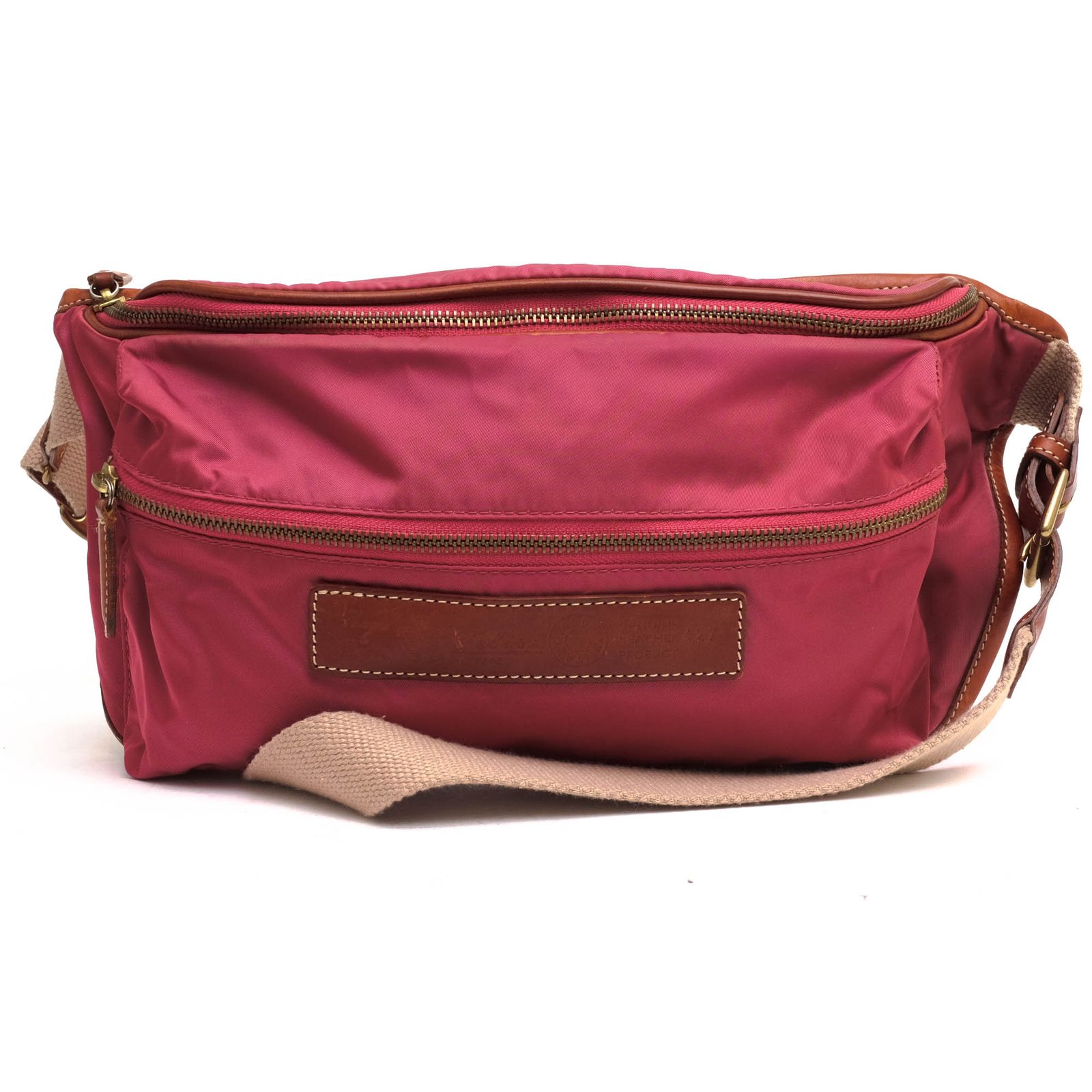 フェリージ Felisi バッグ ウエストバッグ 鞄 メンズ 男性 男性用ナイロン レザー 革 本革 レッド 赤 427 ボディバッグ