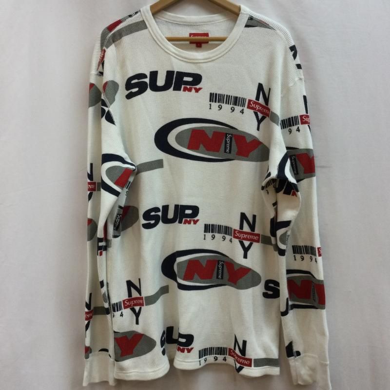 Supreme シュプリーム Tシャツ 長袖 18AW NY Waffle Thermal NYロゴ  