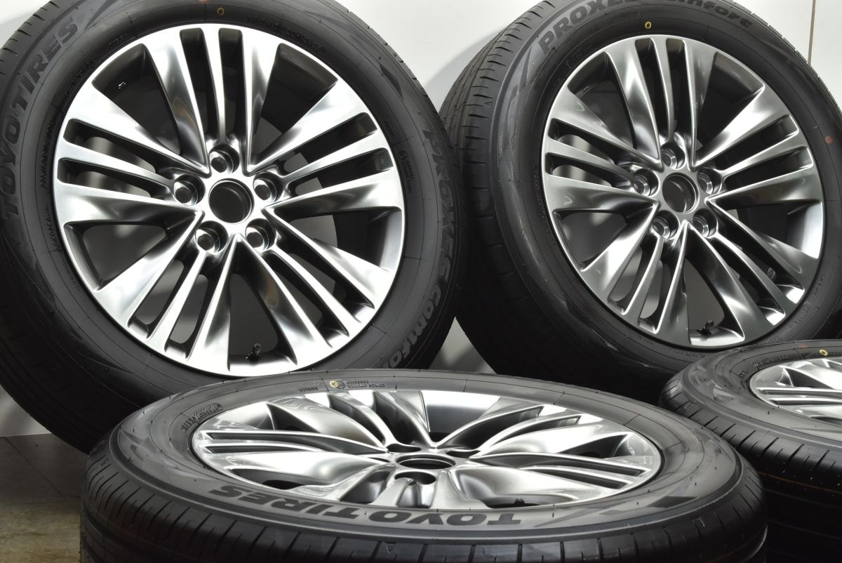 2025年製 新車外し トヨタ 40アルファード 純正 18in 7J 40 PCD120 トーヨー プロクセス コンフォート 225|60R18 ヴェルファイア
