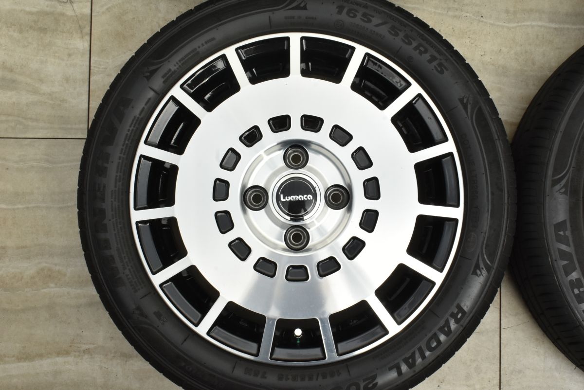 Lumaca 15in 4.5J 43 PCD100 ミネルバ ラジアル 209 165 55R15 N-BOX デイズ ワゴンR アルト タント ムーヴ デリカミニ 可 TRITUETUBI_COM