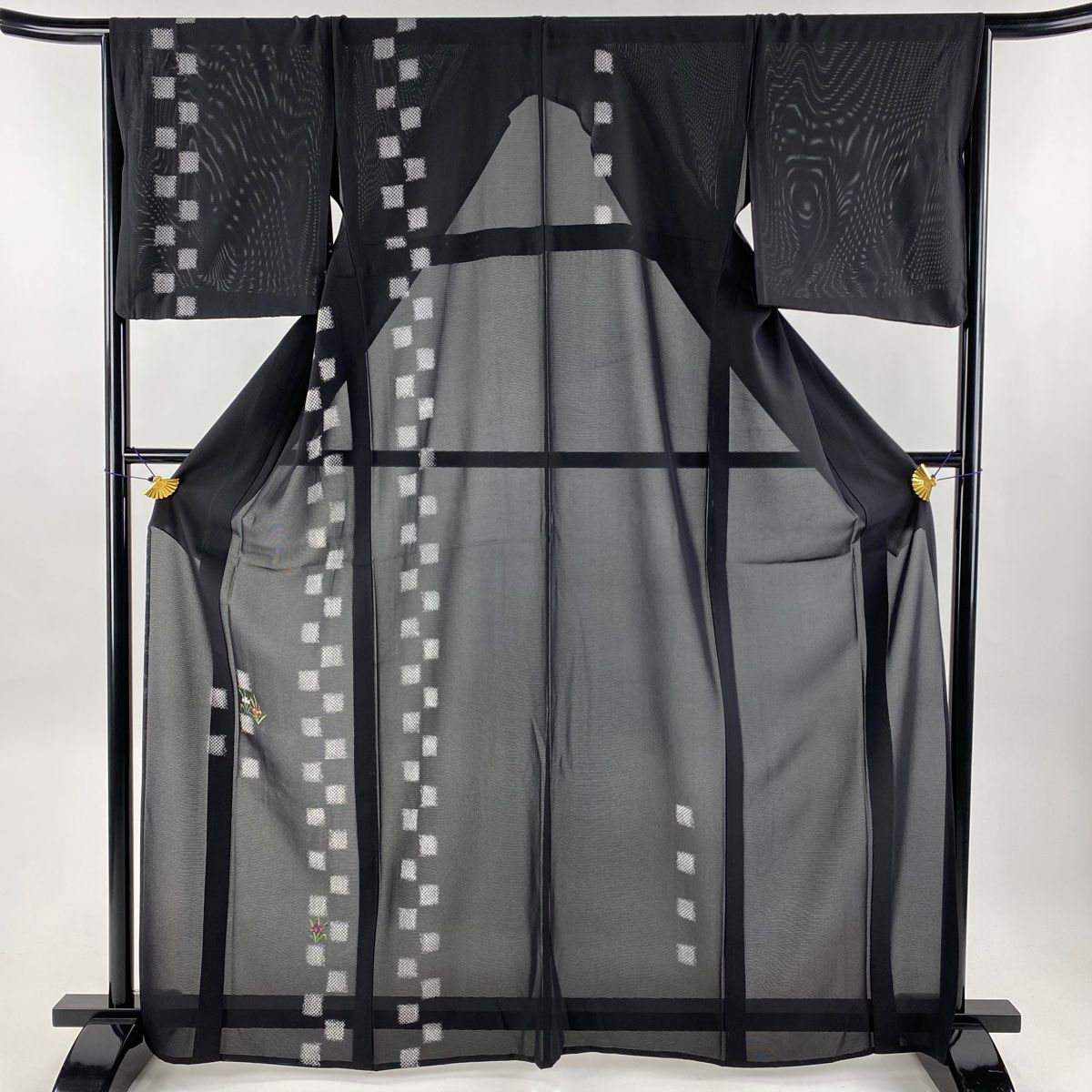 ★新品未使用★ 付け下げ 褐返色 浜ちりめん 峰山 落款あり しつけあり ロークルーソックス（80th PLAY/グリーン）MNL653105-046
