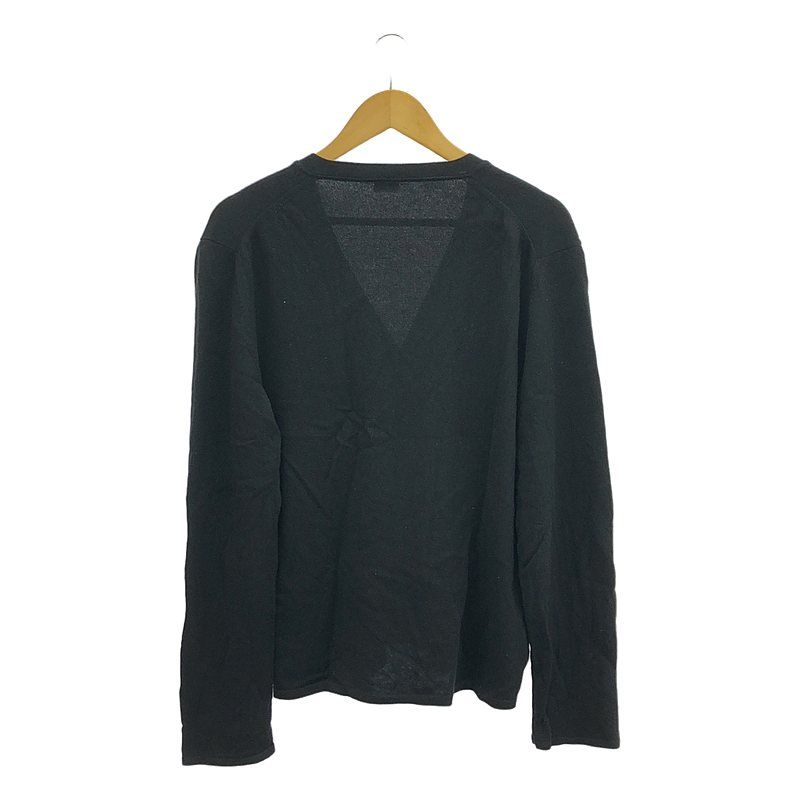 JIL SANDER / ジルサンダー | ニット カーディガン | 48 | ブラック