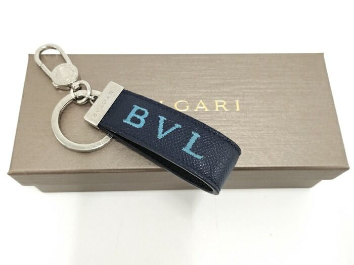 BVLGARI ブルガリブルガリ キーホルダー キーリング チャーム シルバー