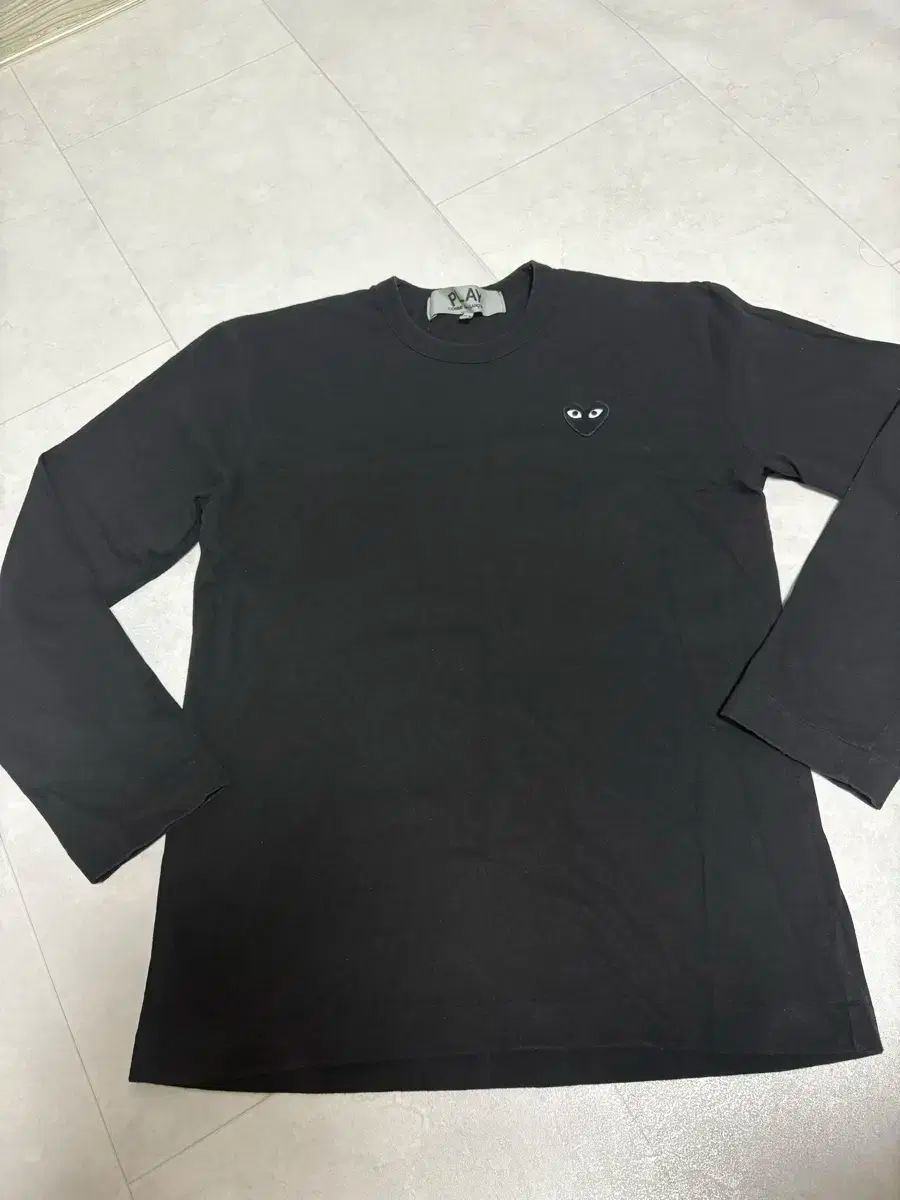 コムデギャルソン ロンT PLAY COMME des GARCONS ブラック ロンT PLAY