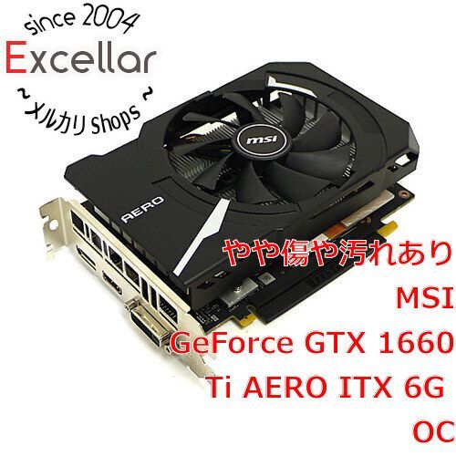 bn:0] MSI製グラボ GeForce GTX 1660 Ti AERO ITX 6G OC PCIExp 6GB ...
