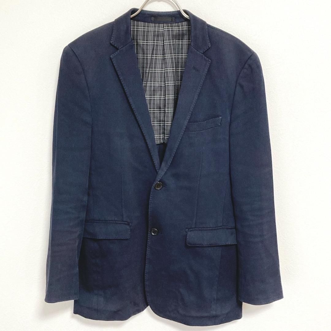 美品 バーバリー ブラックレーベル テーラードジャケット 紺ブレ ノバチェック 美品】バーバリーブラックレーベル テーラードジャケット ノバチェック