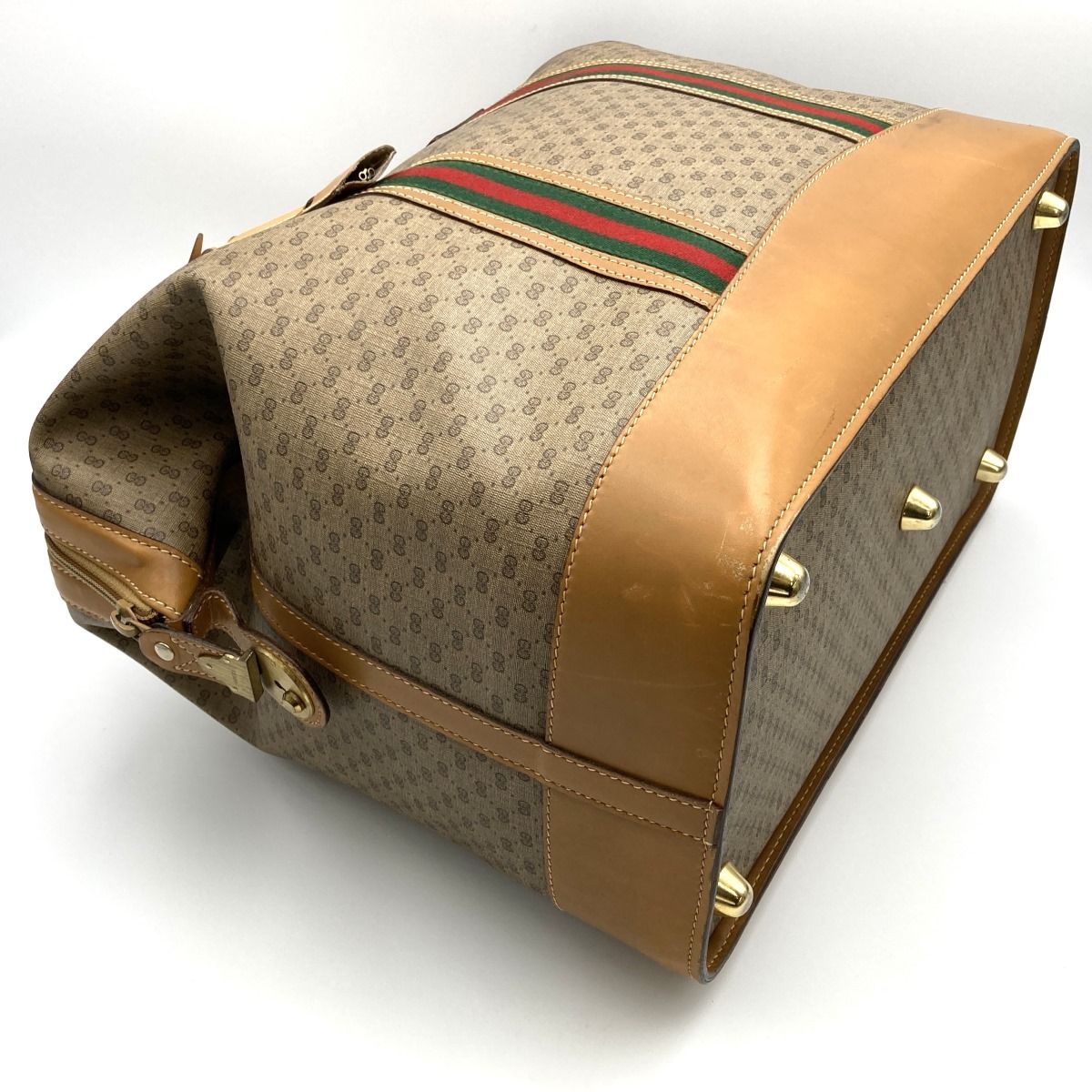 GUCCI グッチ ボストンバッグ 旅行 バッグ マイクロGG シェリー