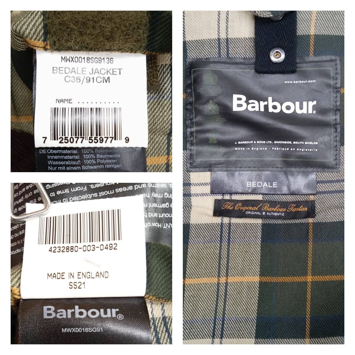 ☆美品☆ Barbour Bedale カーキ (サイズ36) BARBOUR バブアー BEDALE ジャケット 36 カーキ通年 - メルカリ
