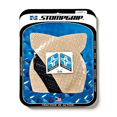 ハイブリッド(クリア&スモーク)_VOLCANO STOMPGRIP(ストンプグリップ) トラクションパッドタンクキットハイブリッド VOLCANO ZX6R 09-20 55-10-0037H