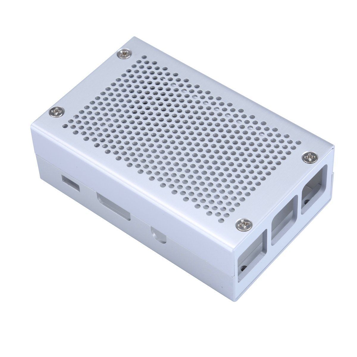 【在庫セール】RPI + 2 B / ラズベリーパイアルミシェルシルバーケースサポートラズベリーパイ3モデルB