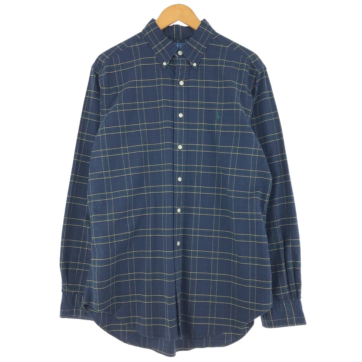 古着 ラルフローレン Ralph Lauren 長袖 ボタンダウンチェックシャツ メンズL相当/eaa496842