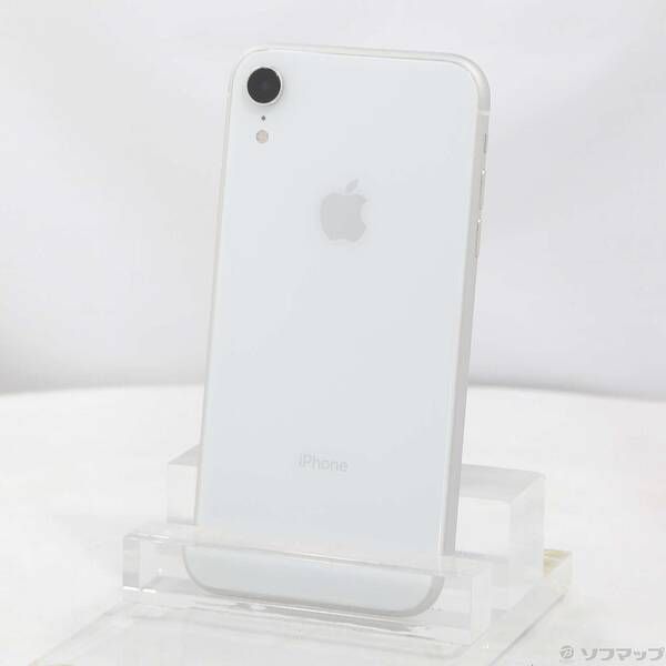 品〕 iPhoneXR 128GB ホワイト ショップ MT0J2J／A SIMフリー【344