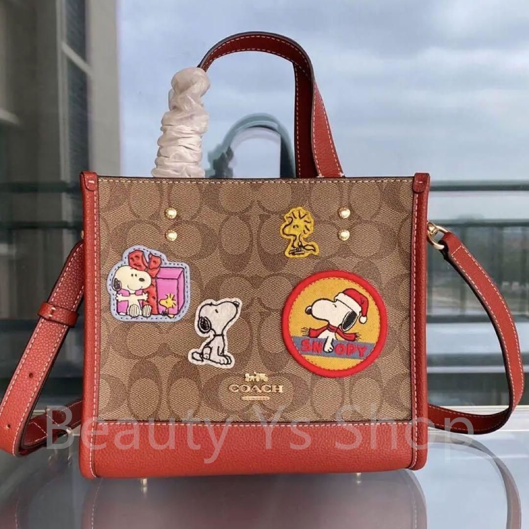 新品未使用]COACH×PEANUTS スヌーピートートバッグ デンプシー 6543213 - メルカリ