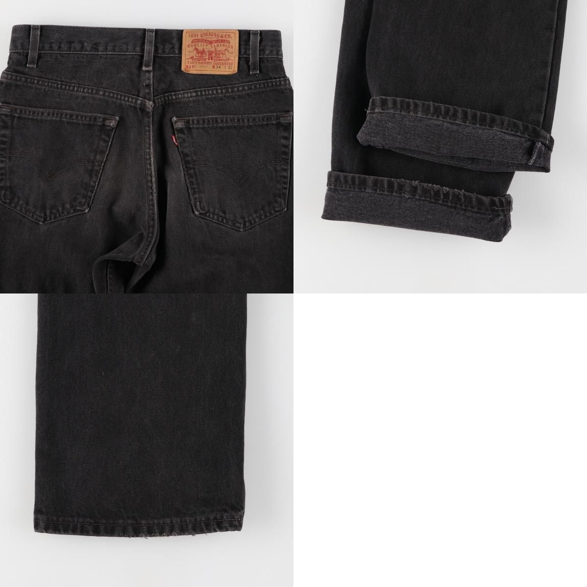古着 90年代 リーバイス Levi's 517-0260 後染め ブラックデニム