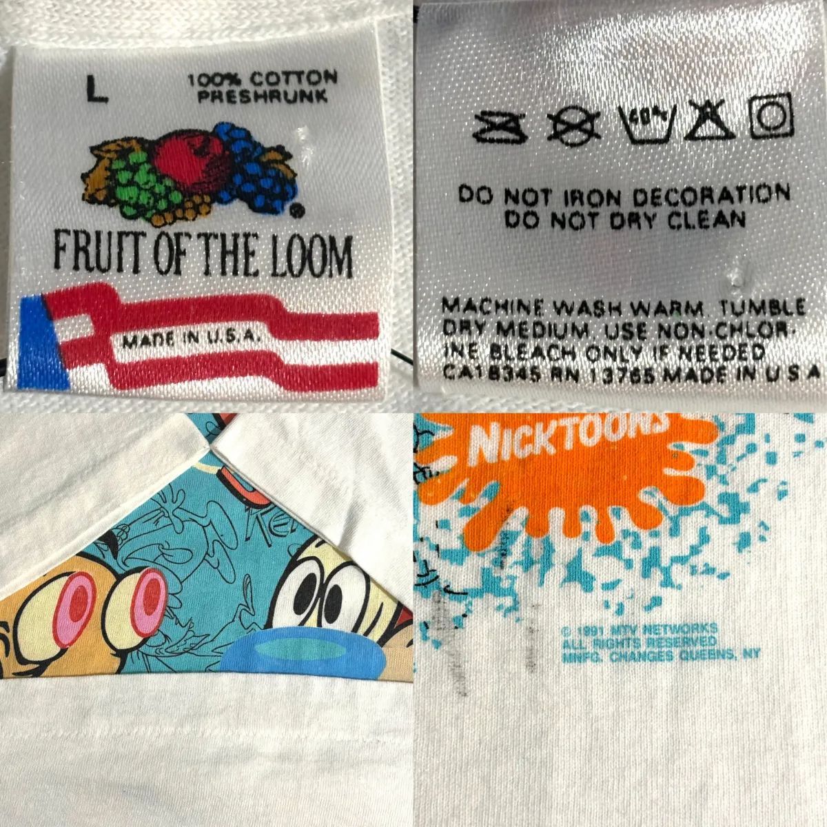 USA製 90s The REN & STIMPY Show S/S TEE レン & スティンピー T 