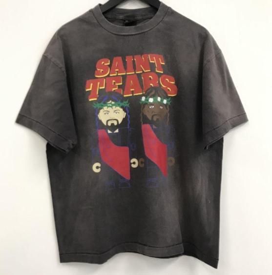 saint michael×denimtears TEE PURPLELP