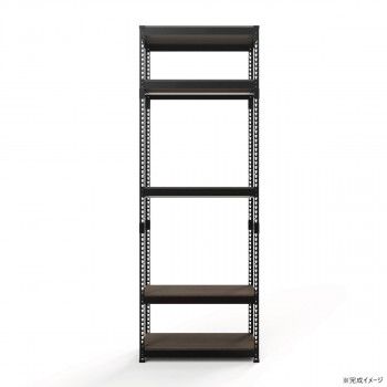 ハンガー5段ダブル 幅81cm MK-2285H2BK ブラック
