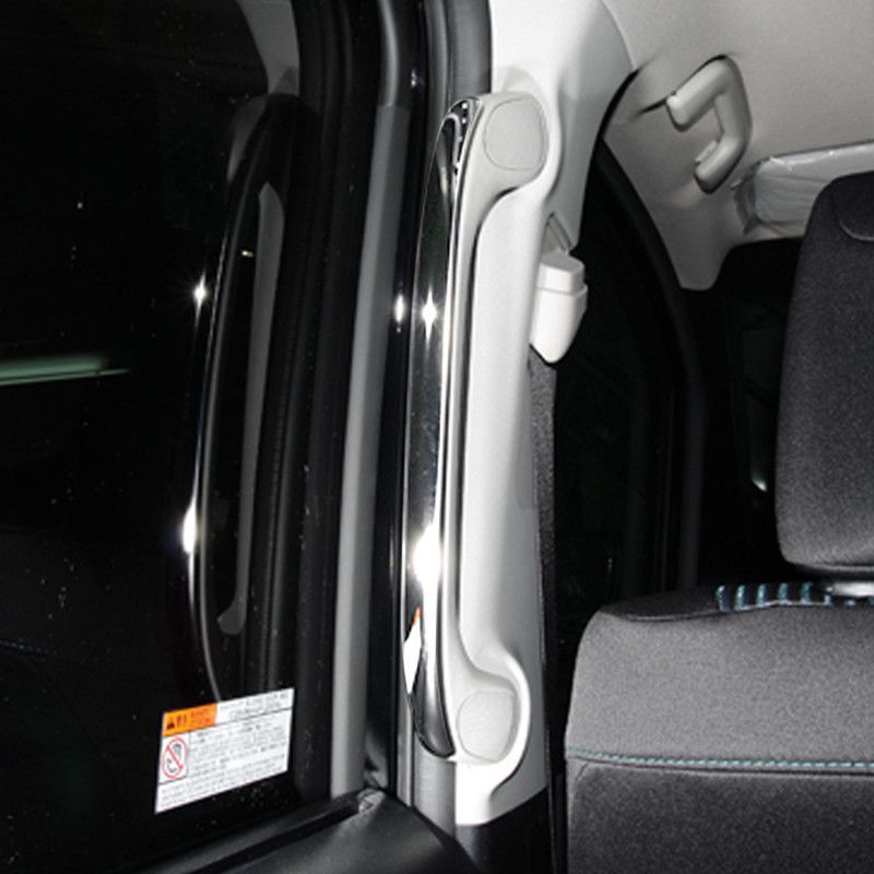 トヨタVOXY ノア 80系 前期 後期対応 スライドドアハンドルカバー ステンレス製 メッキ仕上げ ドアハンドルガーニッシュ ドレスアップCYB546再 げ