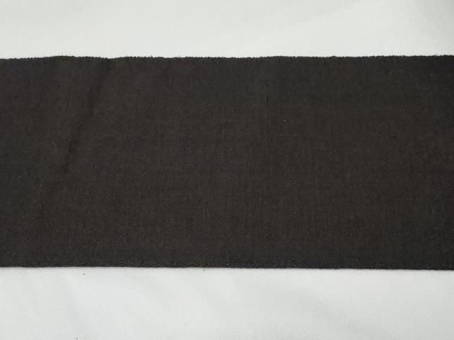 平和屋本店□極上 本場黄八丈 黒八丈 紬 八寸名古屋帯 逸品 CYAA2976s5