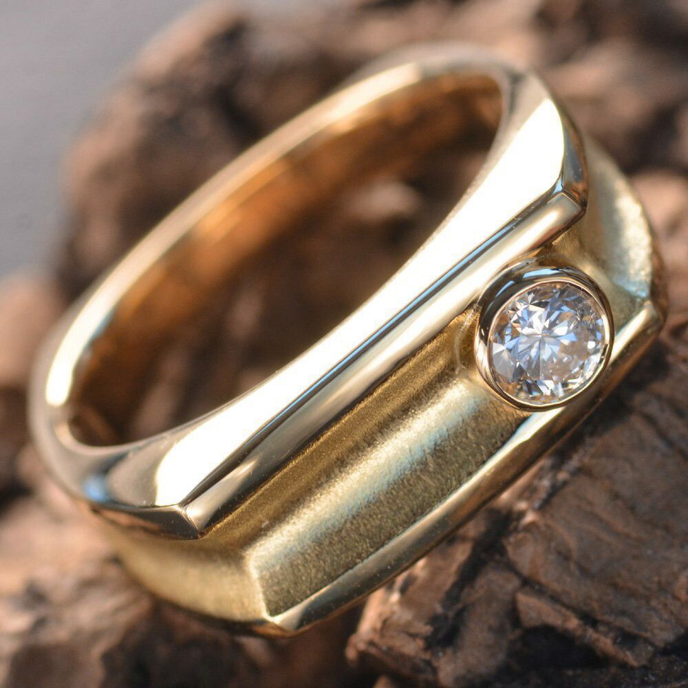 メンズ リング 一粒ダイヤモンド ダイヤリング メンズリング プラチナ Pt900 プラチナ900 男性用 指輪 記念日 プレゼント シンプルデザイン 受注 指輪 メンズリング 18金 K18 ゴールド ダイヤモンド メンズ リング