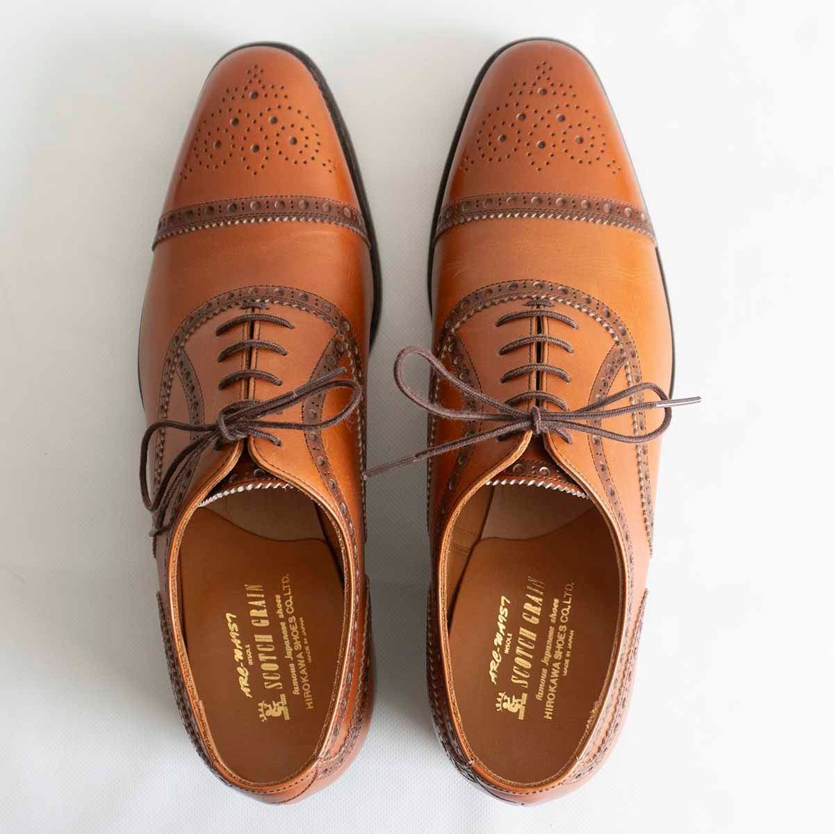 スコッチグレイン 25cm ブラウン SCOTCH GRAIN TS201 セミブローグ