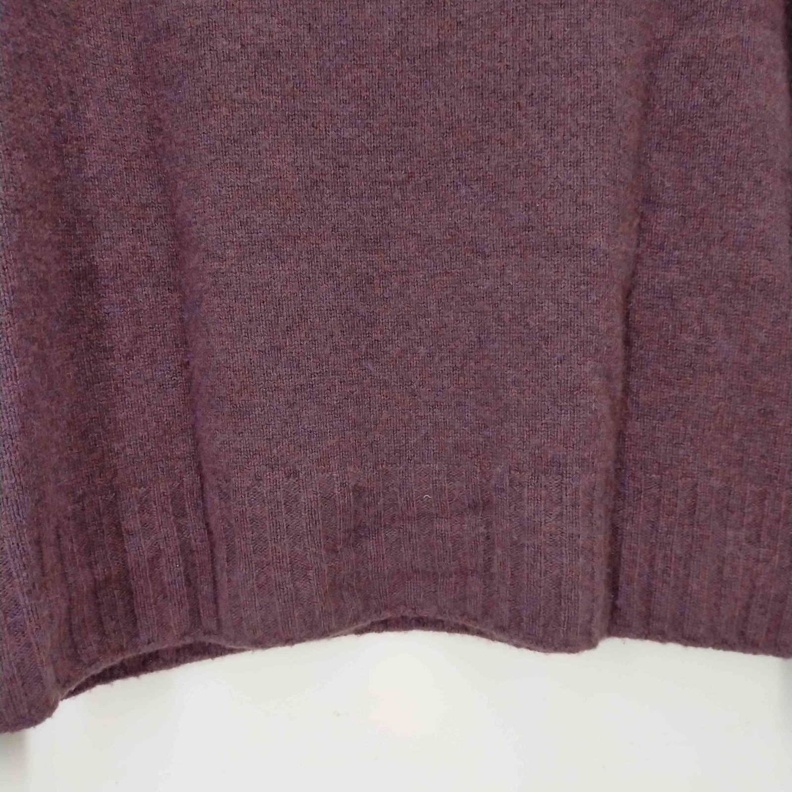 マーガレットハウエル TWISTED CASHMERE WOOL ニット 紫 Ⅱ マーガレットハウエル TWISTED CASHMERE WOOL ニット 紫 Ⅱ