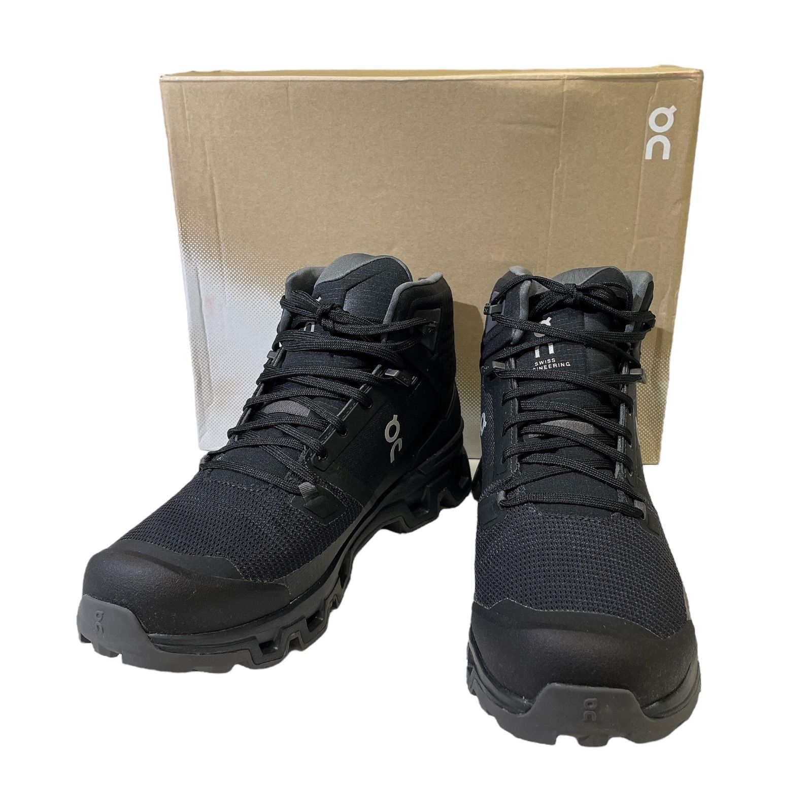 WJ8 On オン ブーツ シューズ ハイキング トレッキング 撥水 ブラック 29.5cm メンズ レディース クラウドロック ウォータープルーフ