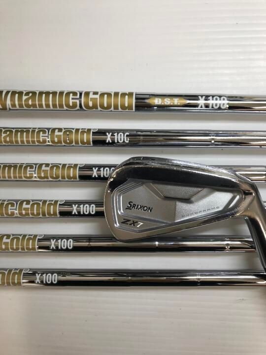 【即納】【訳あり】SRIXON ZX7 Mk2 | X100 | ﾀﾞｲﾅﾐｯｸｺﾞｰﾙﾄﾞ,PWがﾀﾞｲﾅﾐｯｸｺﾞｰﾙﾄﾞDST | 中古 | アイアンセット | ダンロップ