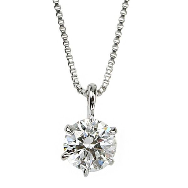 ダイヤモンド ネックレス 一粒 プラチナ Pt900 0.3ct ダイヤネックレ 