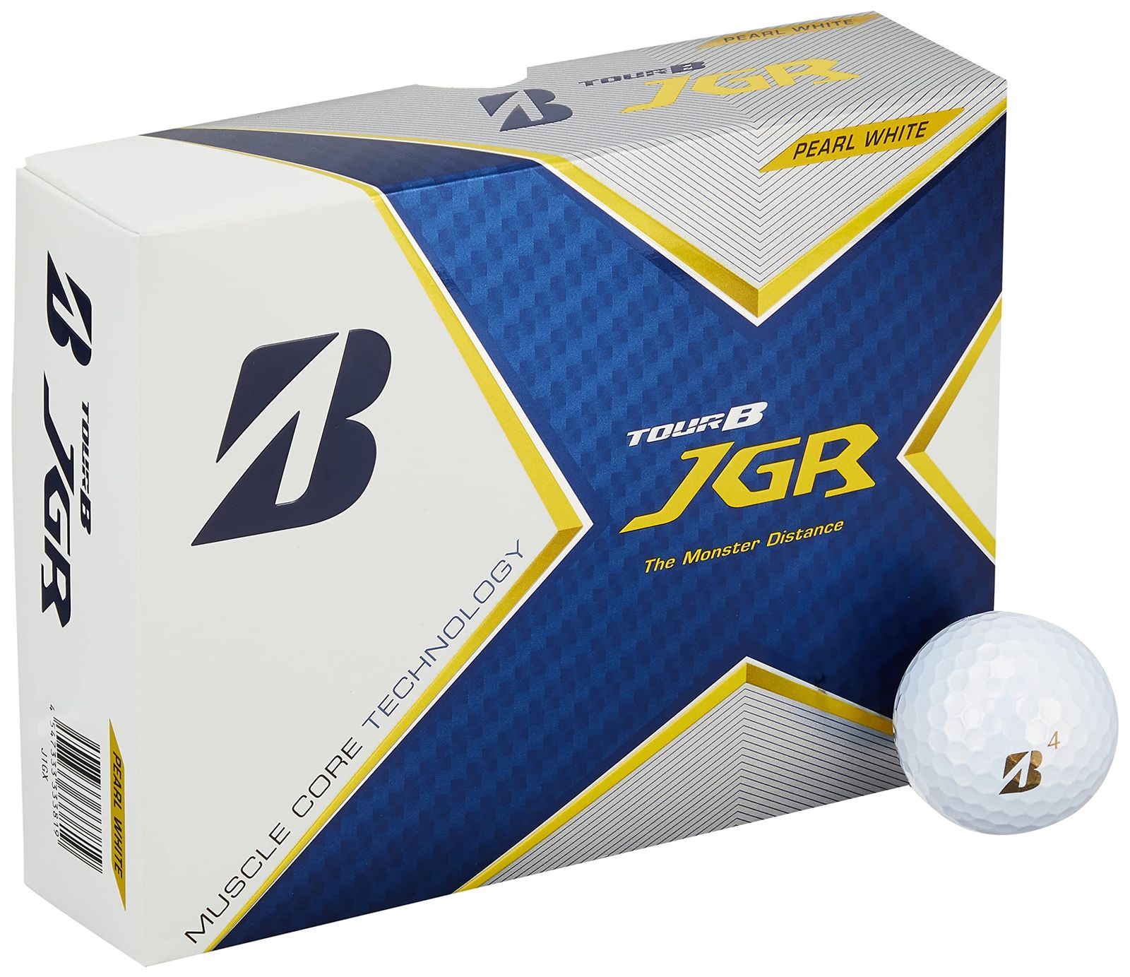 BRIDGESTONE(ブリヂストン)ゴルフボール TOUR B JGR 2021年モデル 12球入 パールホワイト [パールホワイト]