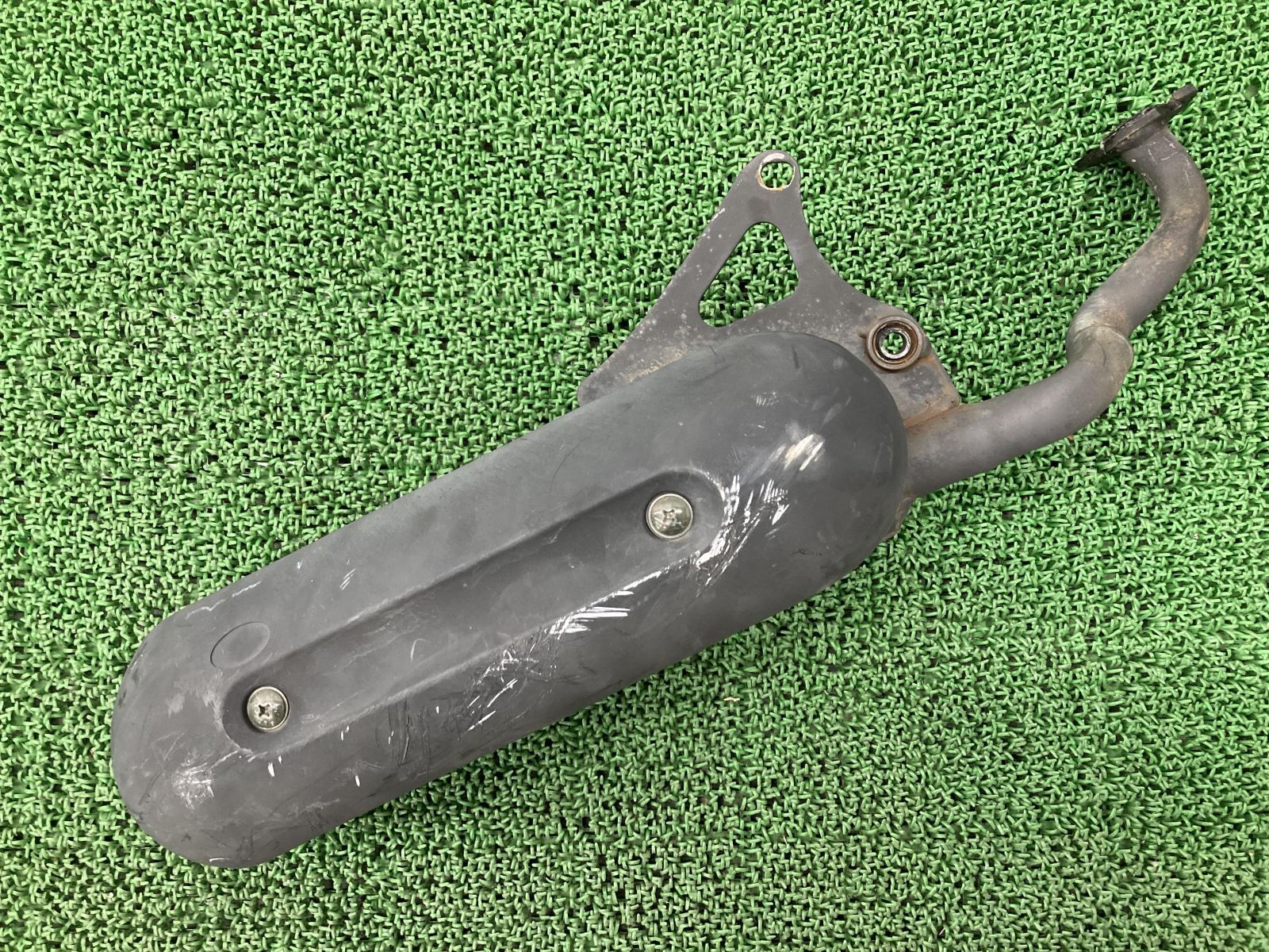 ジョグZR マフラー ヤマハ 純正 中古 バイク 部品 SA16J JOG 機能的問題なし 品薄 希少品 車検 Genuine