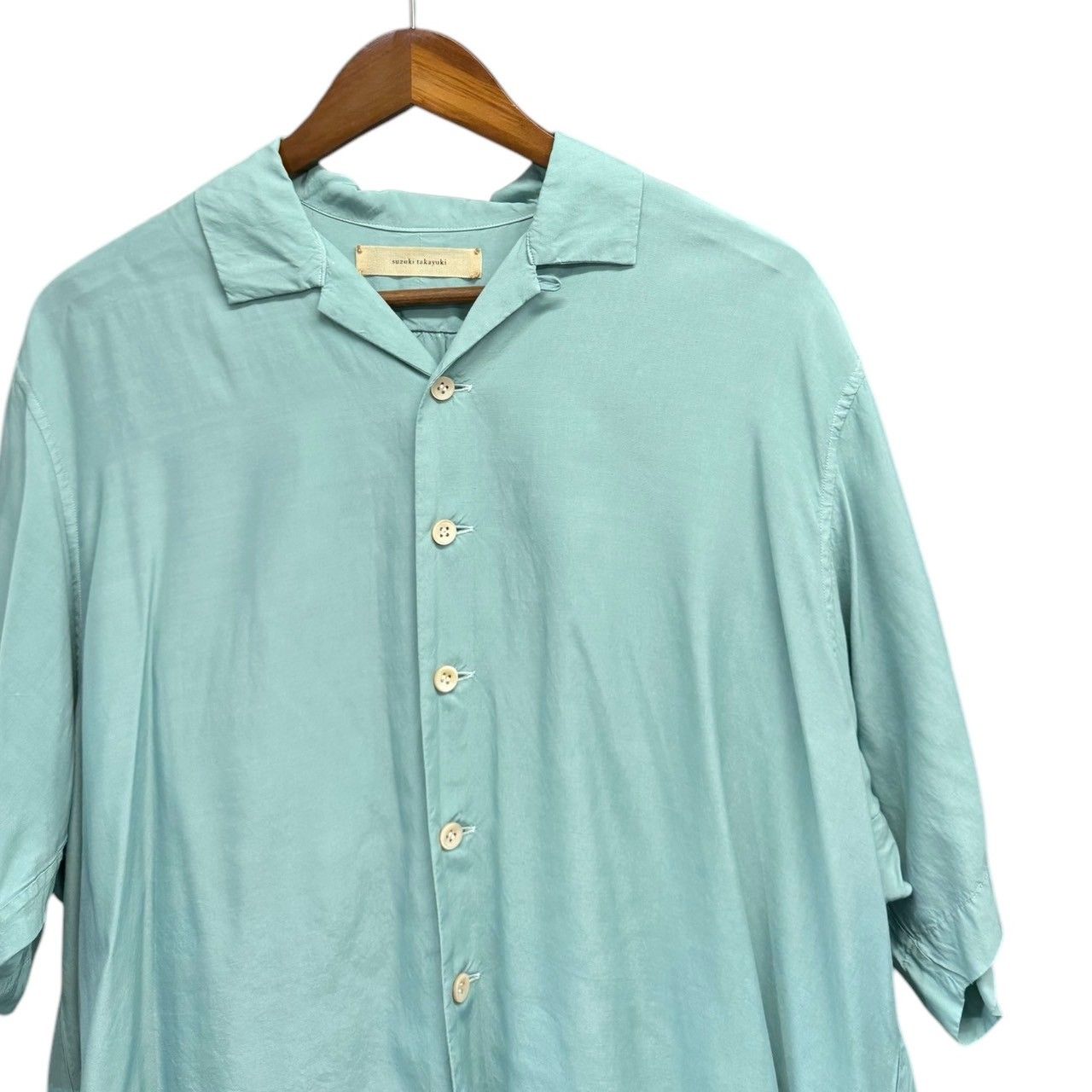 suzuki takayuki スズキタカユキ 21SS over shirt レーヨン