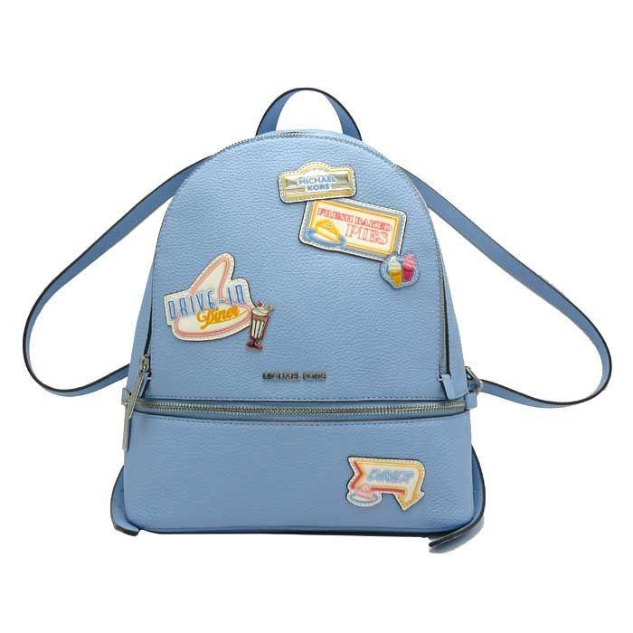 マイケルコース リュック MICHAEL KORS RHEA ミディアム バックパック 35T5SRAB2I LT SKY アウトレット レディース