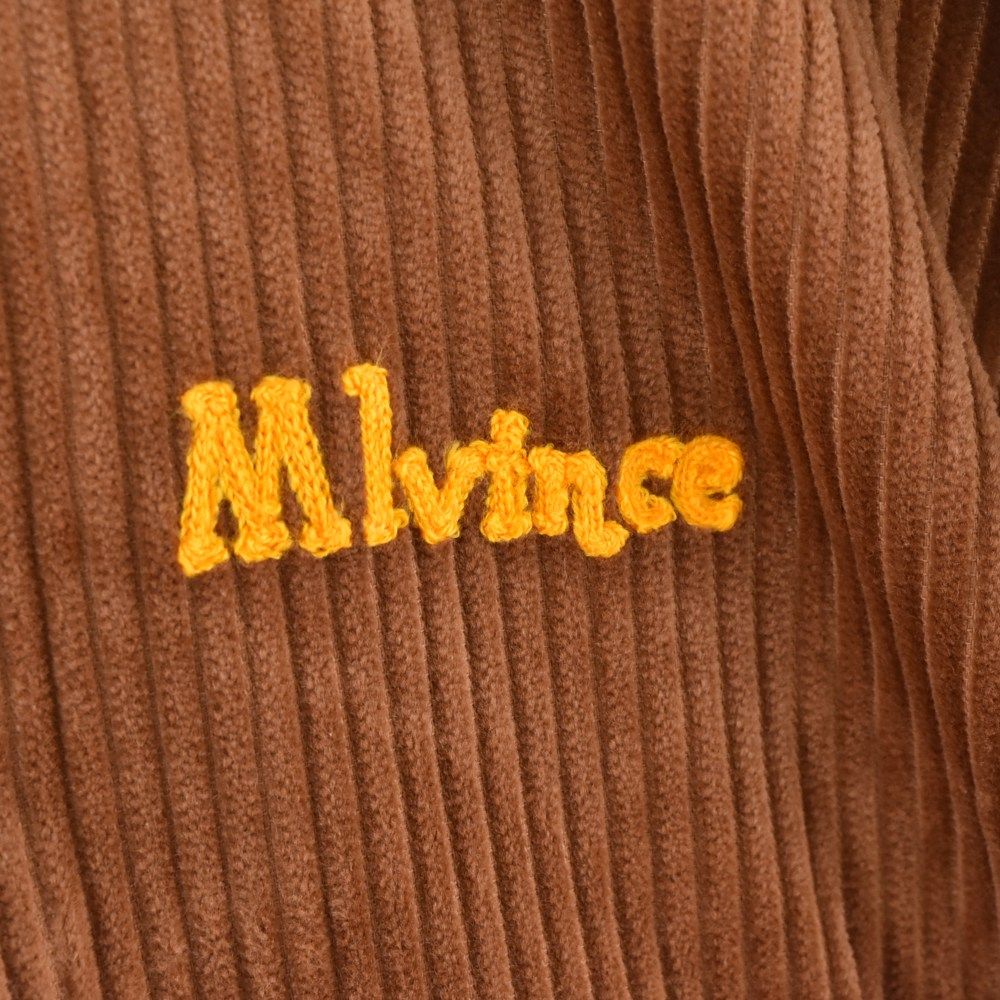 MLVINCE (メルヴィンス) Corduroy ZIP JACKET コーデュロイジップアップジャケット ブラウン - メルカリ