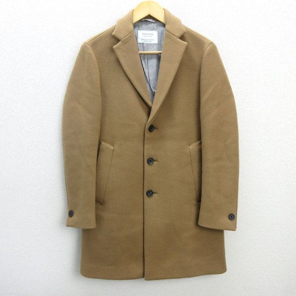 エディフィス チェスターコート ベージュ EDIFICE チェスターコート