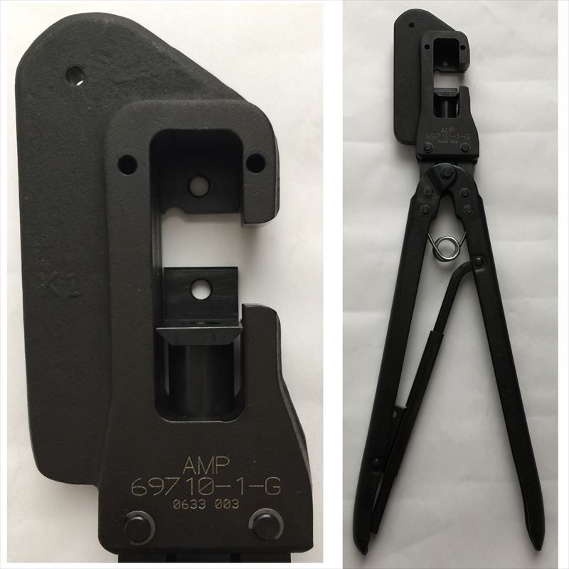 （AMP) TE Connectivity 圧着工具 ラチェット69710-1 AMP) TE Connectivity 圧着工具 ラチェット69710-1