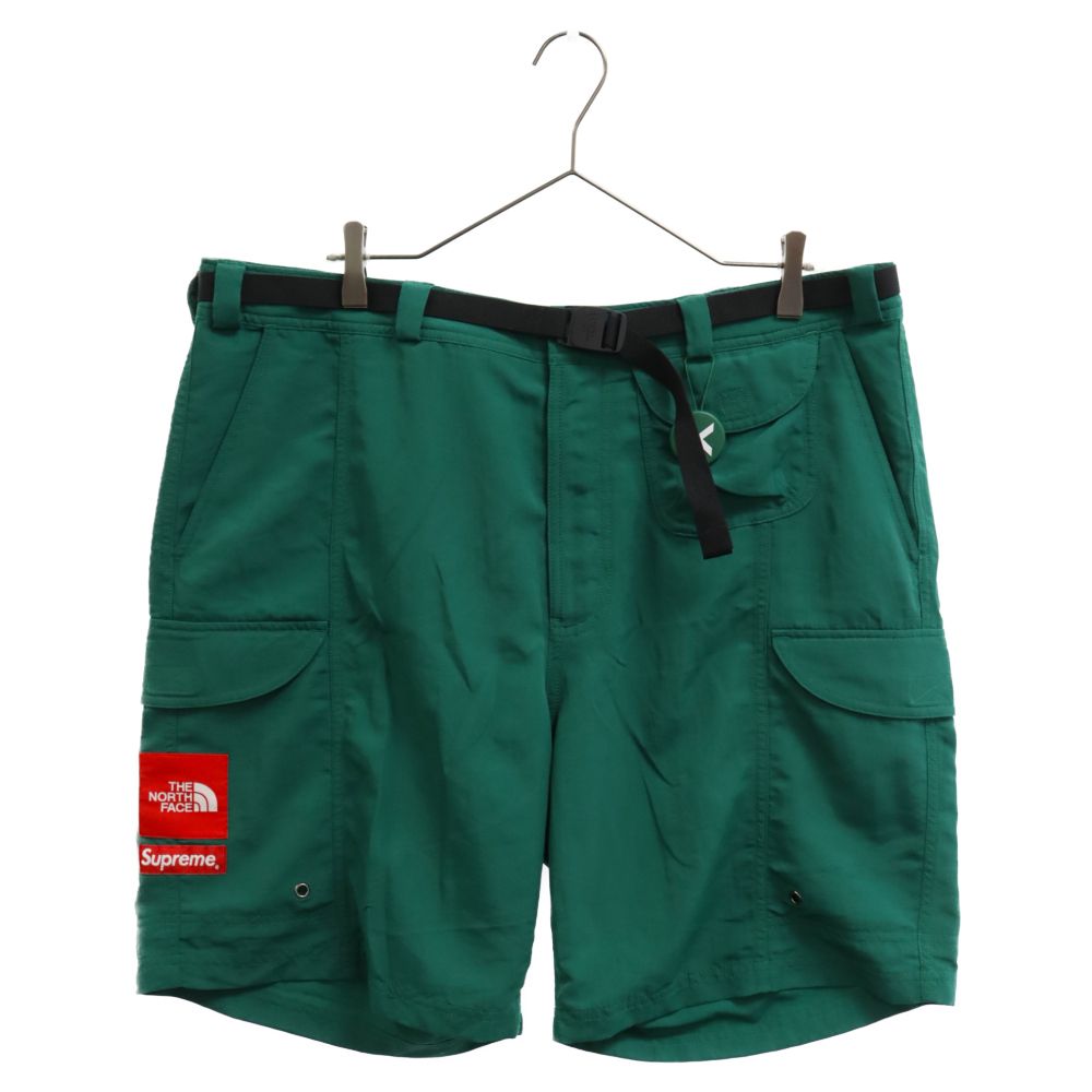 SUPREME (シュプリーム) 22SS×THE NORTH FACE Trekking Packable Belted Short ザノースフェイス  トレッキング パッカブル ベルテッド ショート パンツ グリーン NB02207I - メルカリ