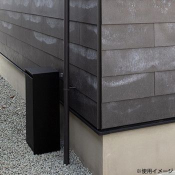 森田アルミ工業 ガスメーターカバー BAKO(バコ) ブラック GMC70-BK クッション