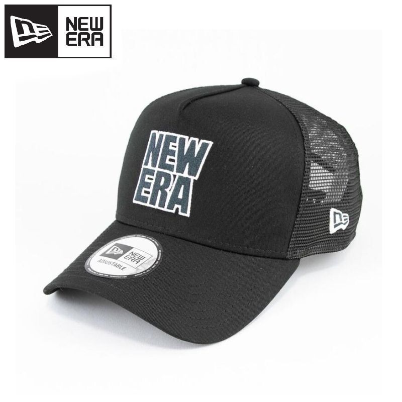 新品 NEWERA ニューエラ 正規品 メッシュ キャップ CAP 帽子 9FORTY 刺繍 スクエアロゴ ユニセックス メンズ レディース 黒  ブラック 13515888 | Acquista su Mercari dal Giappone! | Buyee