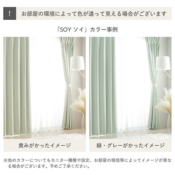 日本製 1級遮光 防炎 ドレープカーテン（幅200×丈220cm・1枚入り