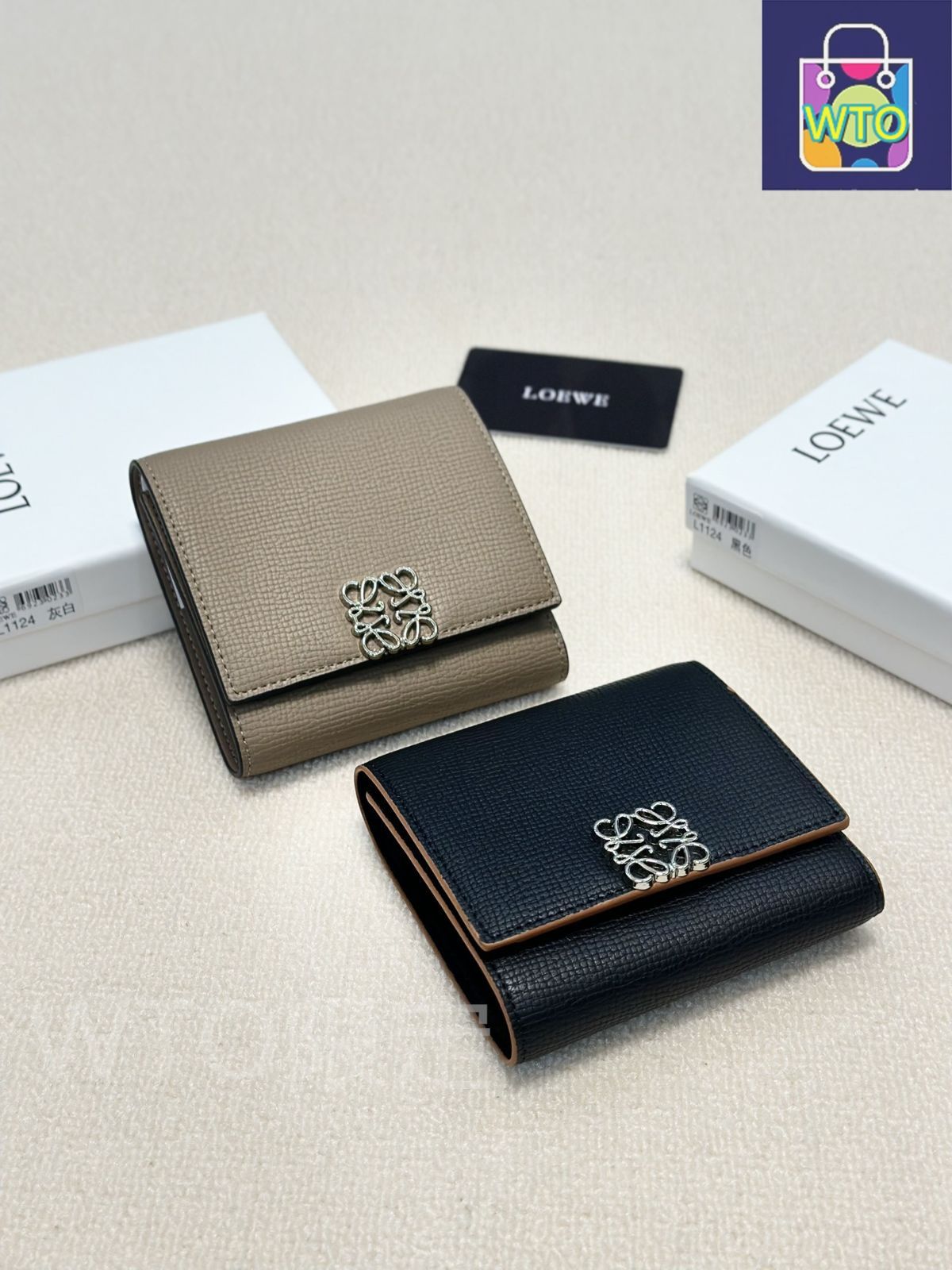 今日 Loewe ロエベ 人気レザー財布 耐久性に優れ 手触り良好-WTO輸入2