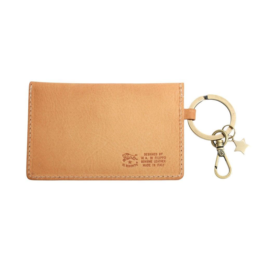 イルビゾンテ IL BISONTE カードケース コインケース キーケース 名刺入れ キーリング付 レザー 本革 ナチュラル 人気 ブランド おしゃれ 誕生日 記念 プレゼント ギフト 送料無料