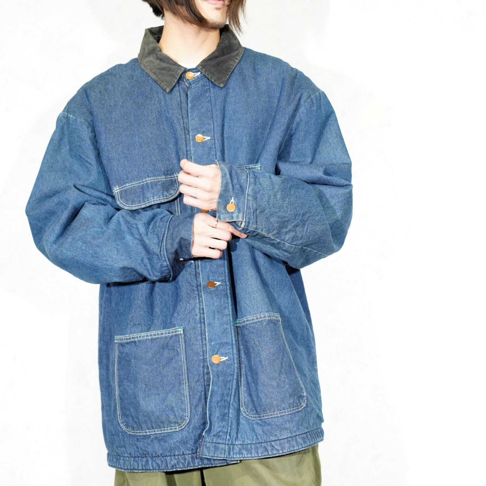 USA VINTAGE BIG BEN DENIM WORK COVERALL JACKET/アメリカ古着