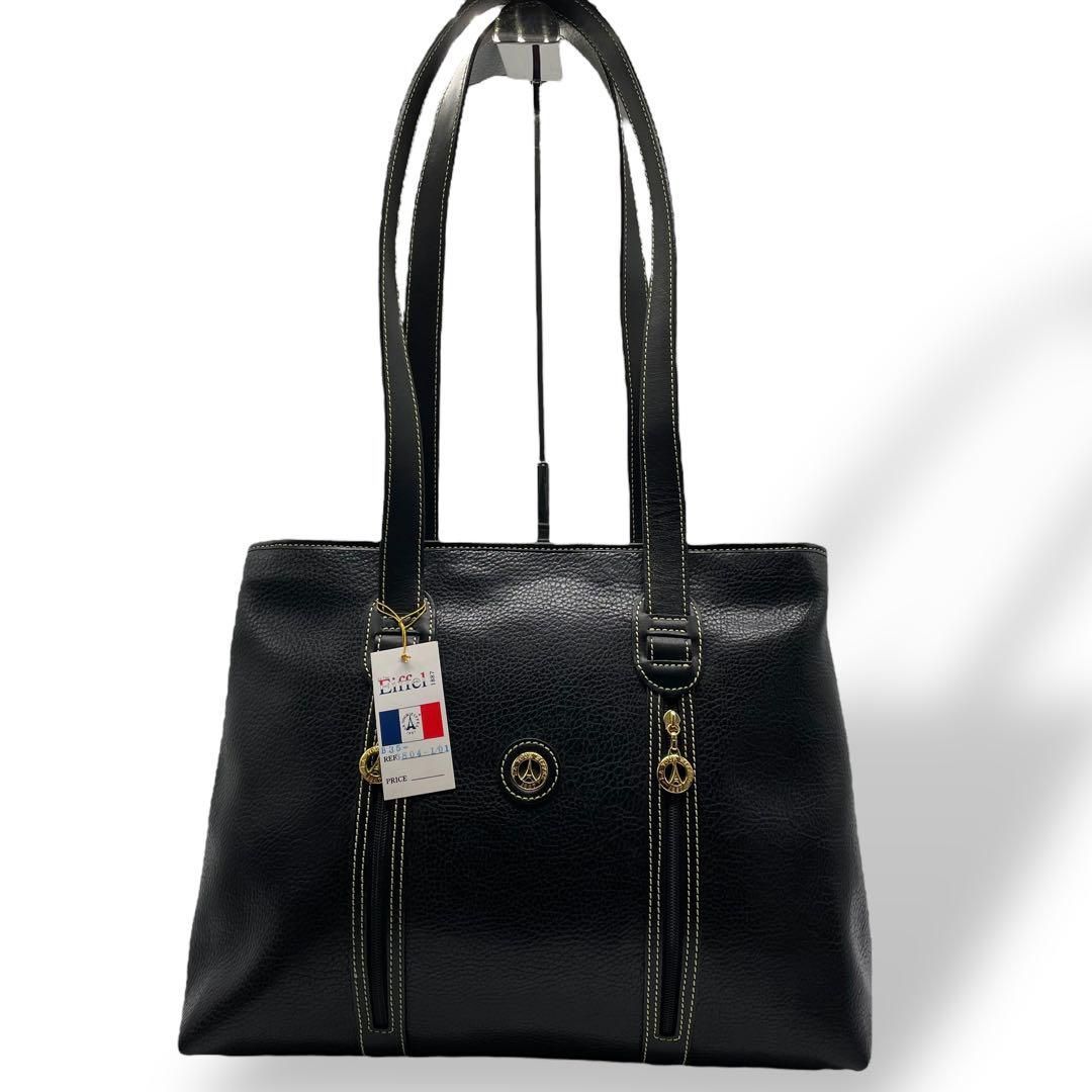 未使用級 LATOUREIFFEL ラ トゥールエッフェル トートバッグ 黒 - メルカリ