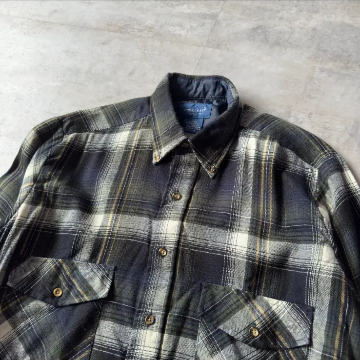 TOWNCRAFT L/S-shirt チェックシャツ　Mサイズ