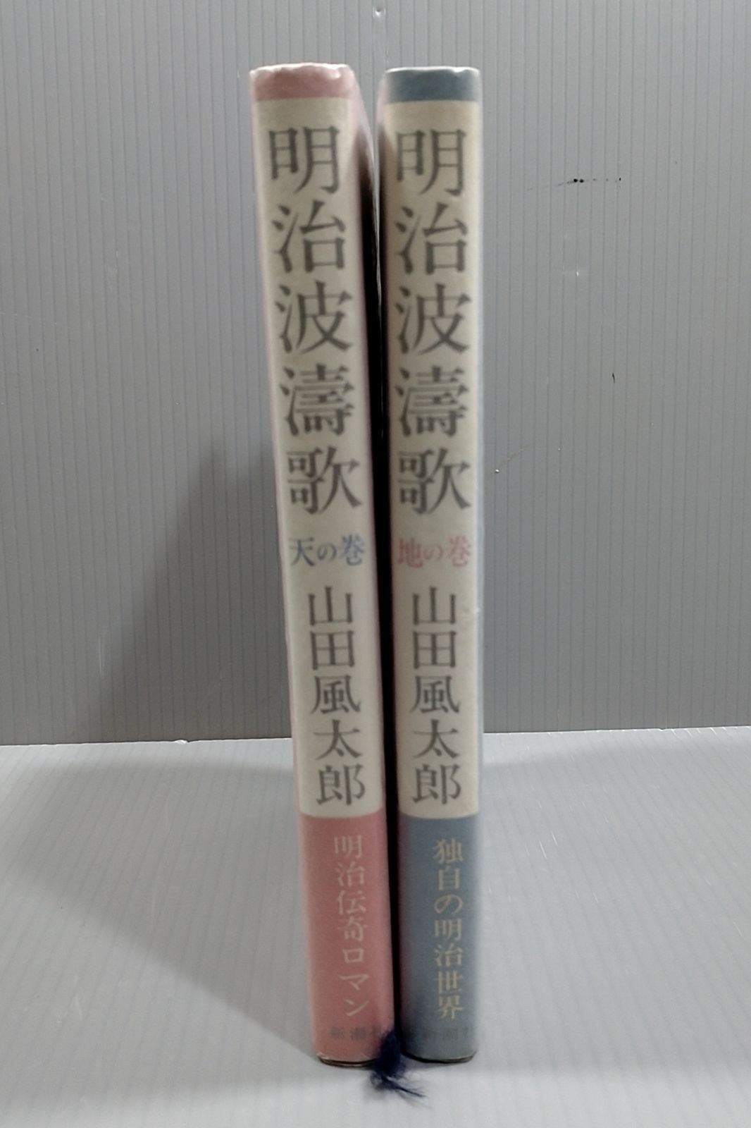 山田風太郎　明治波濤歌　天の巻　地の巻　新潮社　2冊セット　明治維新　文明開化　自由民権運動